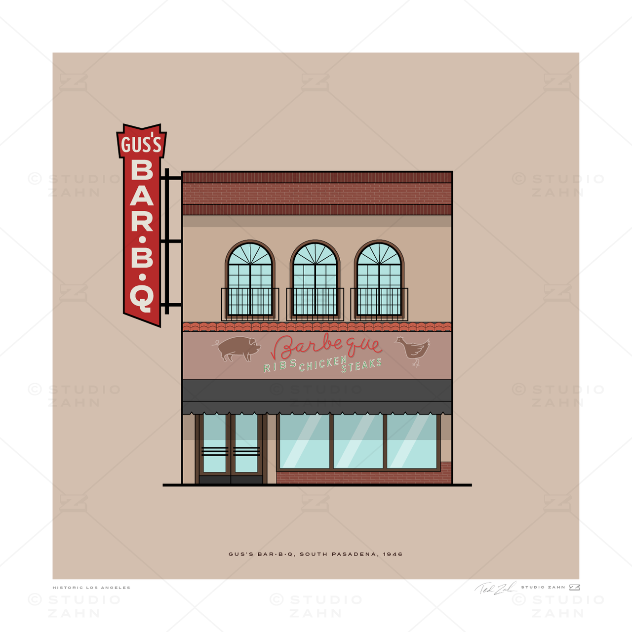 Gus's Bar-B-Q / South Pasadena, CA