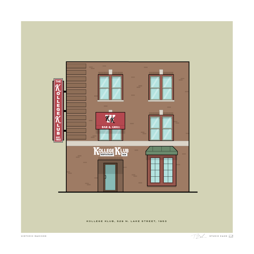 Kollege Klub / Madison, WI STUDIO ZAHN