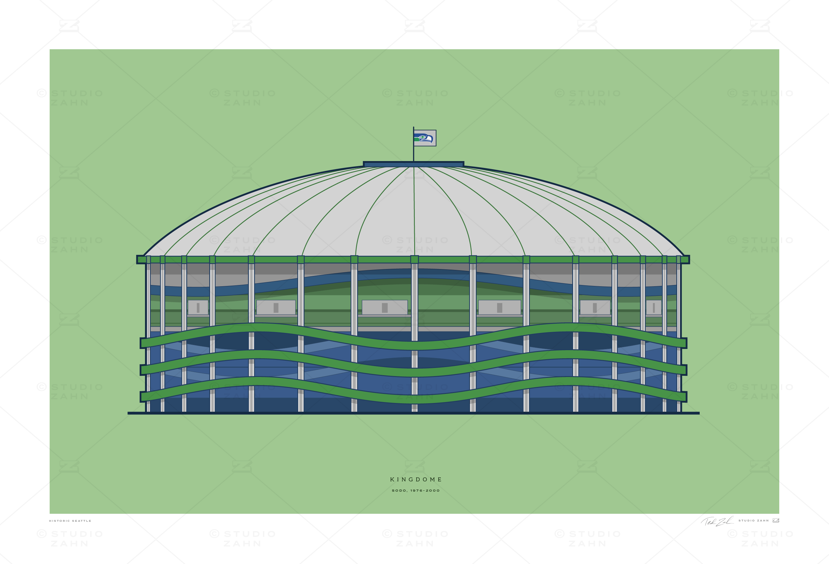 MOSS Star Dome Ⅱ スタードームⅡ オリジナル　シアトル Kingdome / Seattle, WA