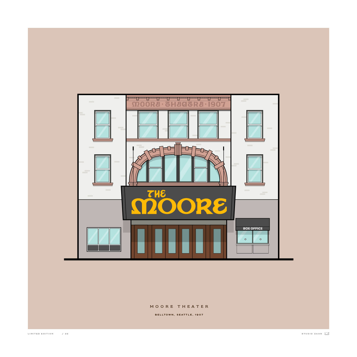 Moore Theater / Seattle, WA STUDIO ZAHN