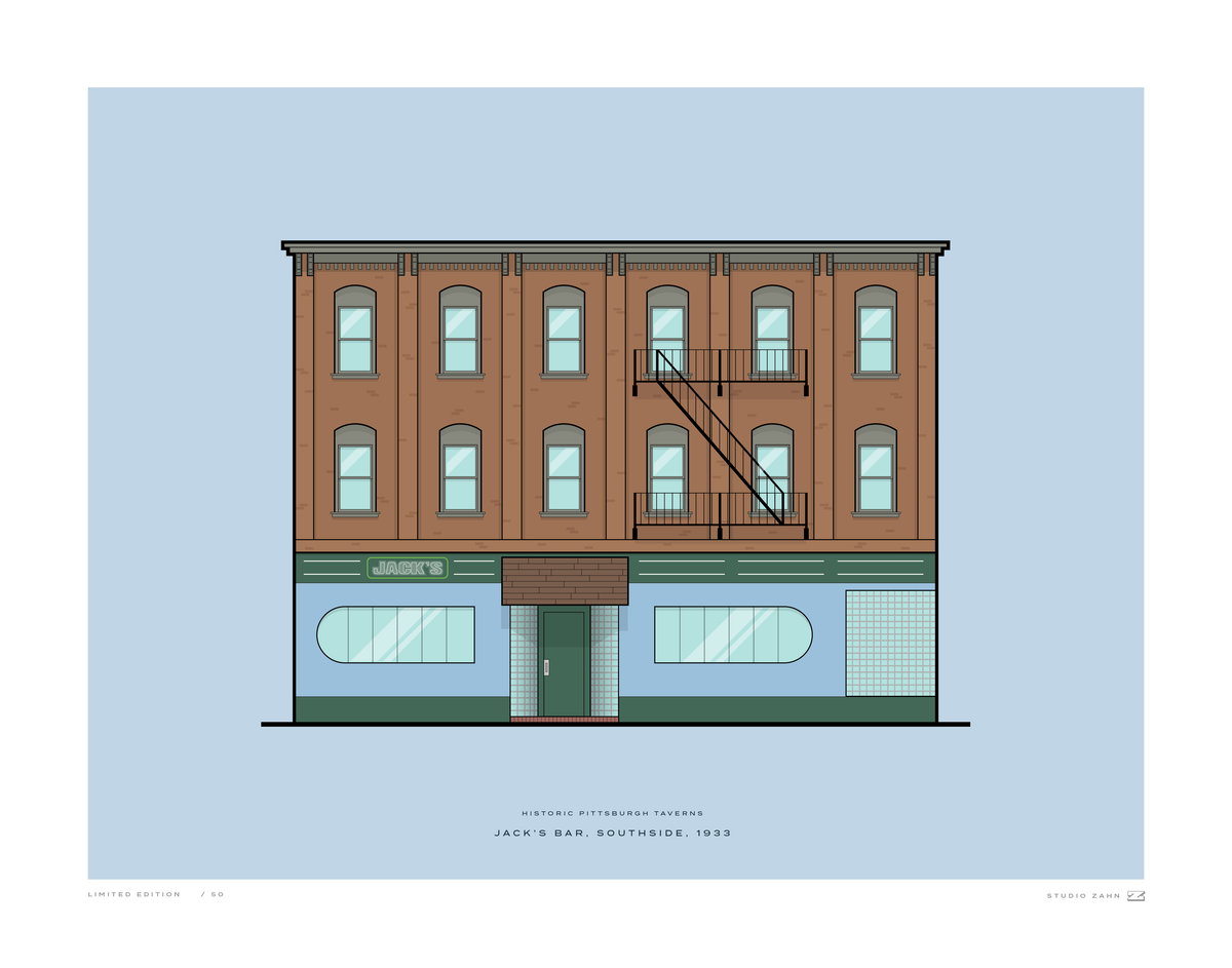 Historic Pittsburgh Art Prints STUDIO ZAHN