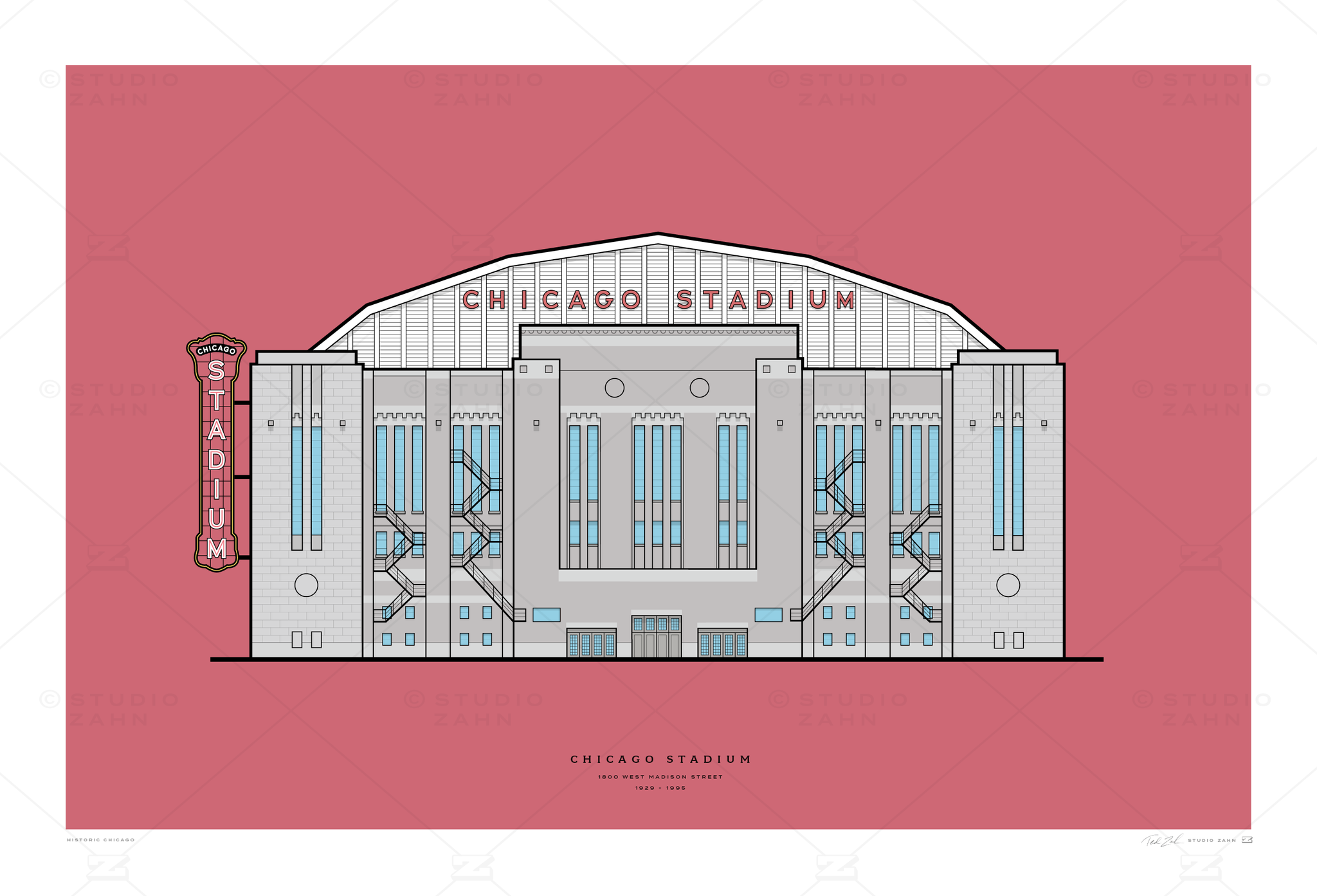 Original Chicago Stadium 1929-1995 / Chicago, IL