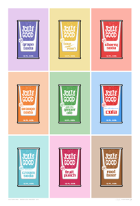 Jolly Good Soda "9 Up" / 17" x 25" Poster